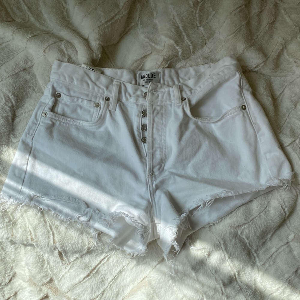 Agolde Parker Cut Off Jean Shorts 28